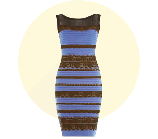 optical illusion patterned dress